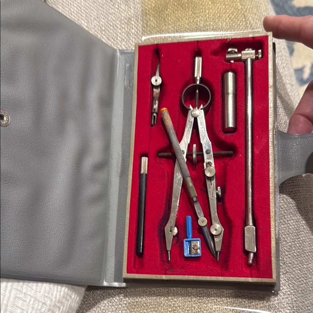 Vintage Gramercy Drafting Tools Set